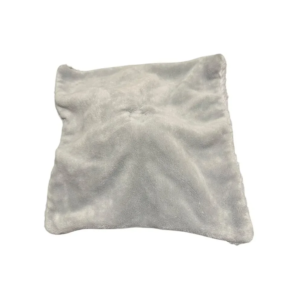 Koala Baby Gray Elephant Plush Security Blanket Rattle Fluffy Lovey 13.5”x13.5”